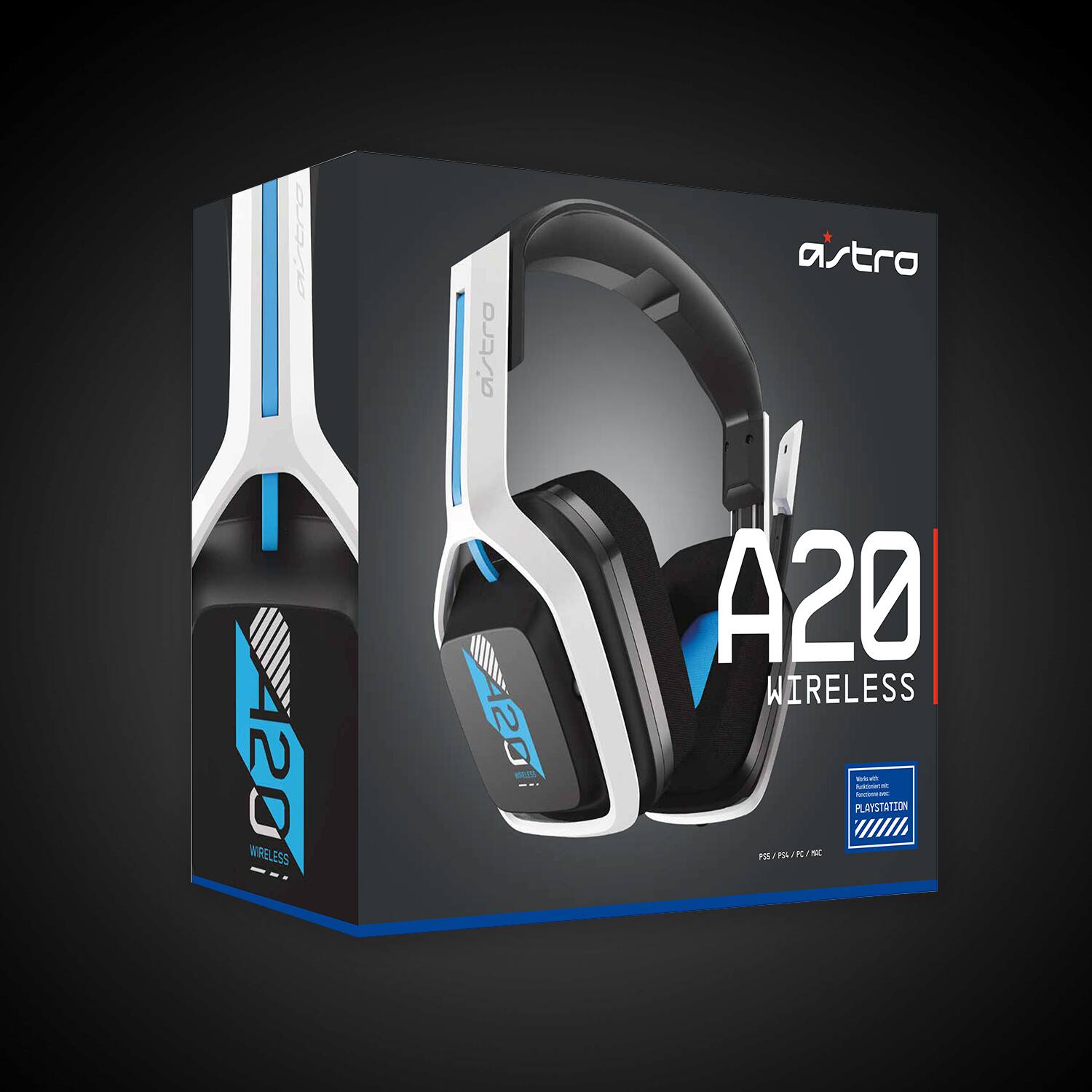 The text on the image reads: "Astro A20 Wireless".