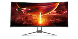 Acer - Refurbished Excellent - Nitro Premium Gaming Monitor 34” Curved QHD 180Hz 1ms FreeSync (DisplayPort, HDMI) - Black