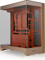 Front. Thermaltake - CTE E550 TG Mid Tower ATX PC Case - Gravel Sand.