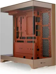 Thermaltake - CTE E550 TG Mid Tower ATX PC Case - Gravel Sand - Front_Zoom