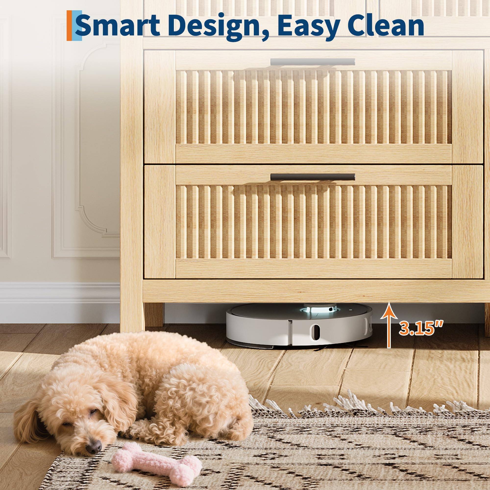 Smart Design, Easy Clean

3.15"