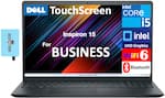 DOCK TORM TORM
TouchScreen
Intel Core i5
Inspiron 15
For BUSINESS
Intel UHD Graphics
WiFi 6
Bluetooth