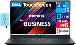 Dell - Inspiron 15 Laptop 15.6 FHD (Intel i5-1334U, 16GB DDR4, 512GB M.2 PCIe SSD, Intel UHD, Win 11 Pro) w/USB Hub - Black