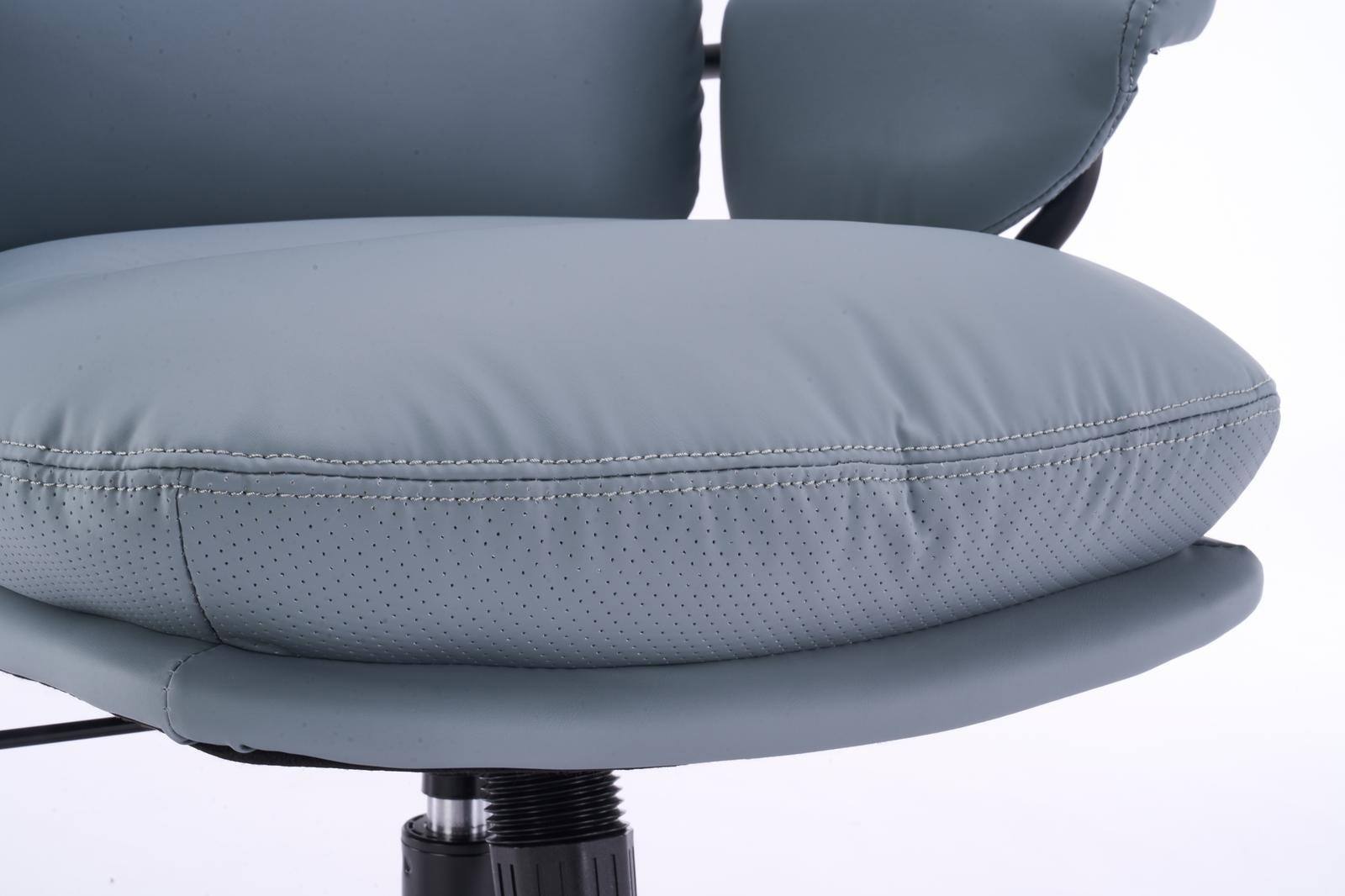 Alt View 6. Spaco - Spaco Ergonomic Leather Executive Office Chair, Adjustable Height Reclining Swivel Chair with Sturdy Metal Frame - Sage.