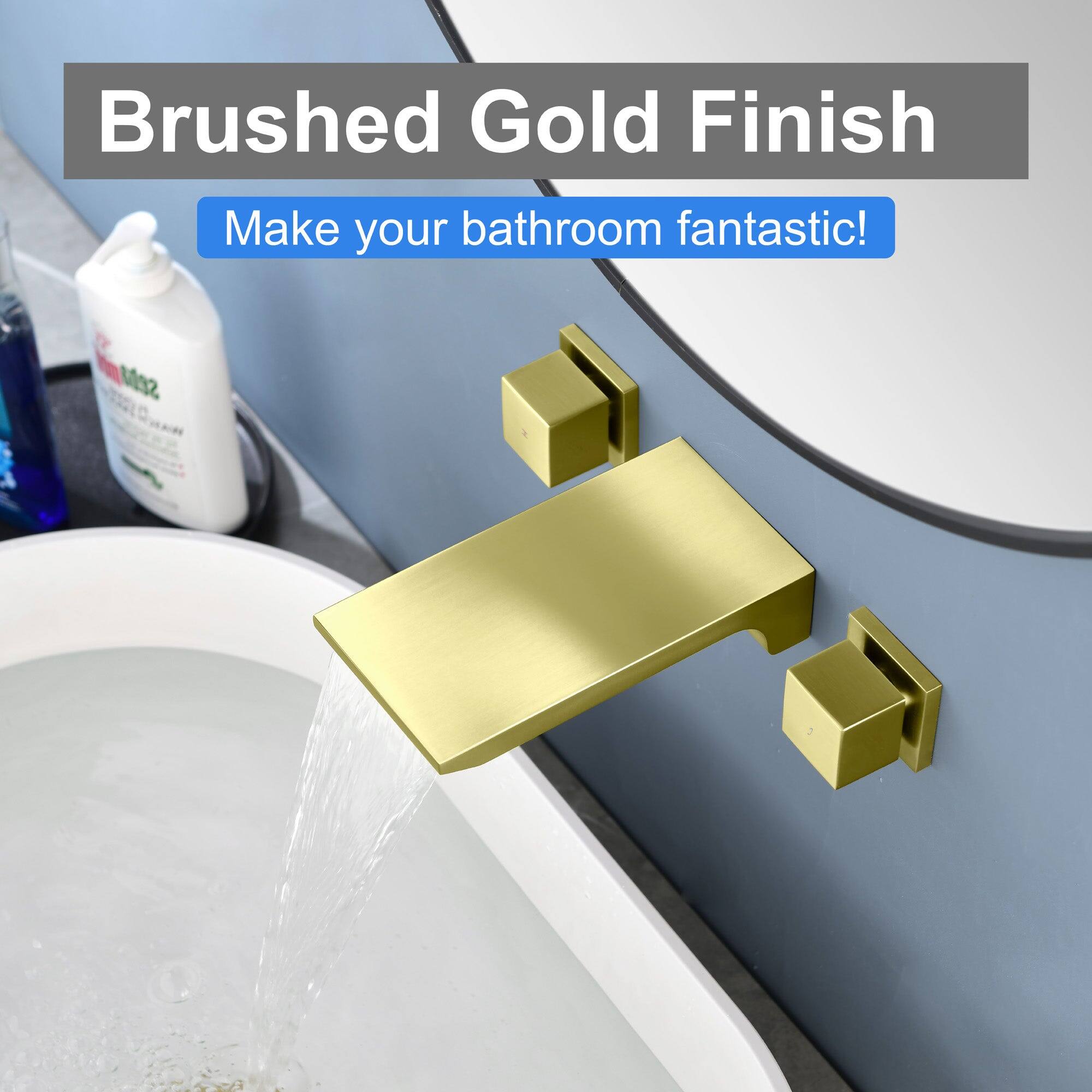 Brushed Gold Finish  
Make your bathroom fantastic!