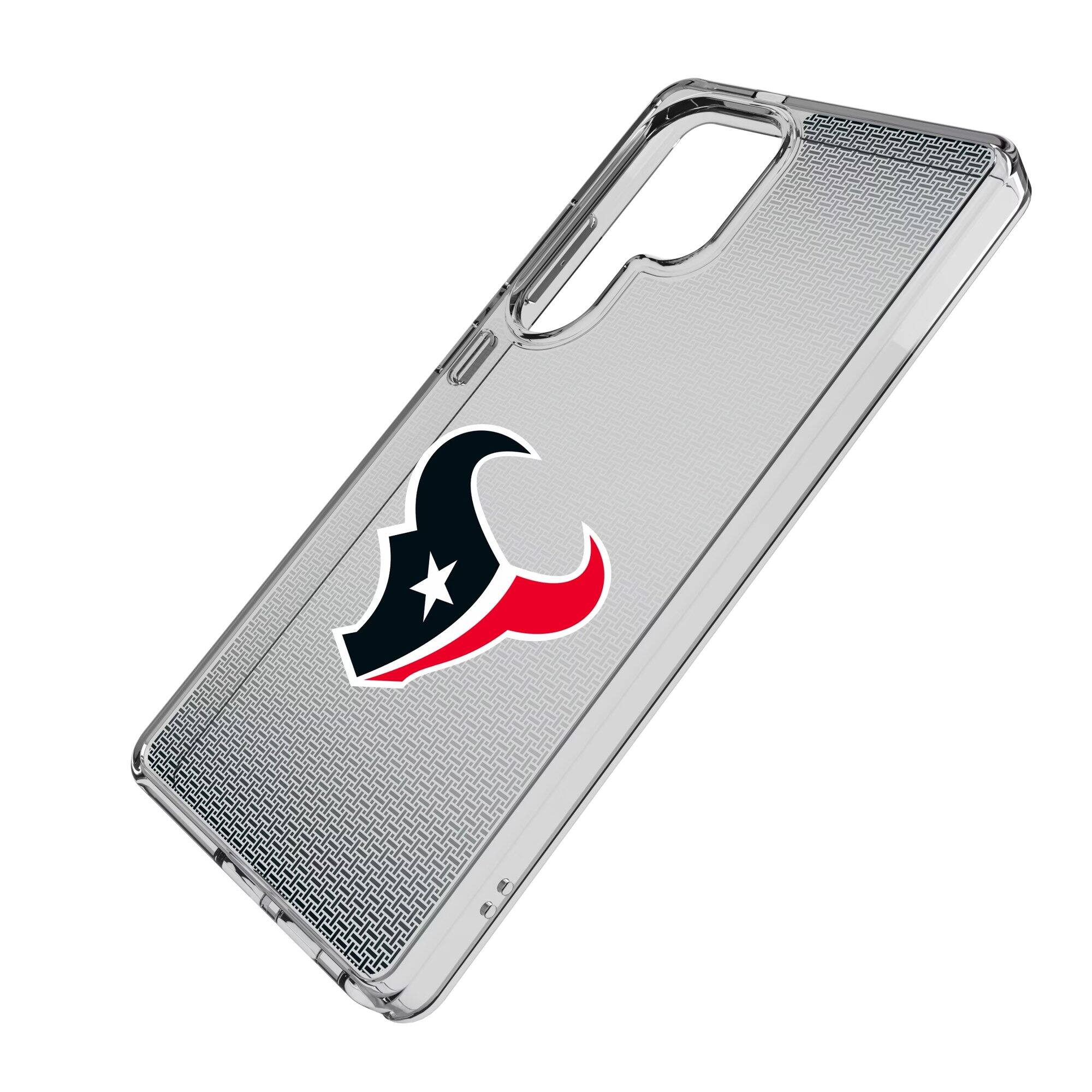 Alt View 1. Keyscaper - Linen Logo Galaxy Clear Case - S24 Ultra - Multicolor.