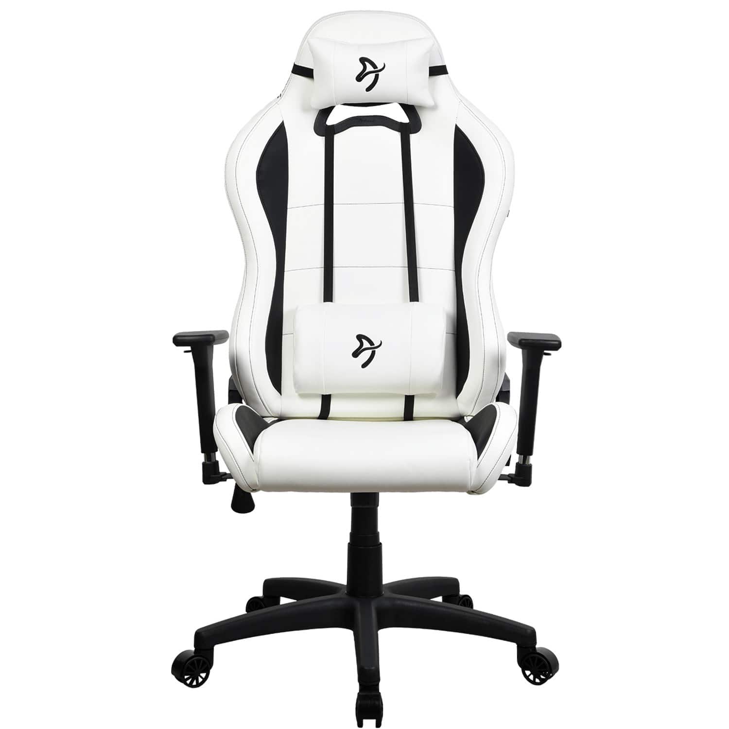 Angle. Arozzi - Torretta Soft PU Gaming Chair - White.