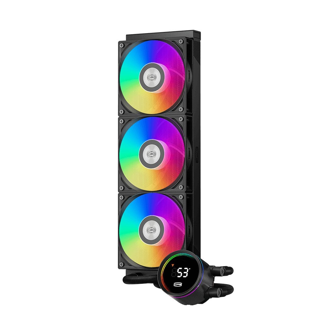 PCCOOLER DA360 PRO ARGB Digital CPU Liquid Cooler, 300W CPU Liquid