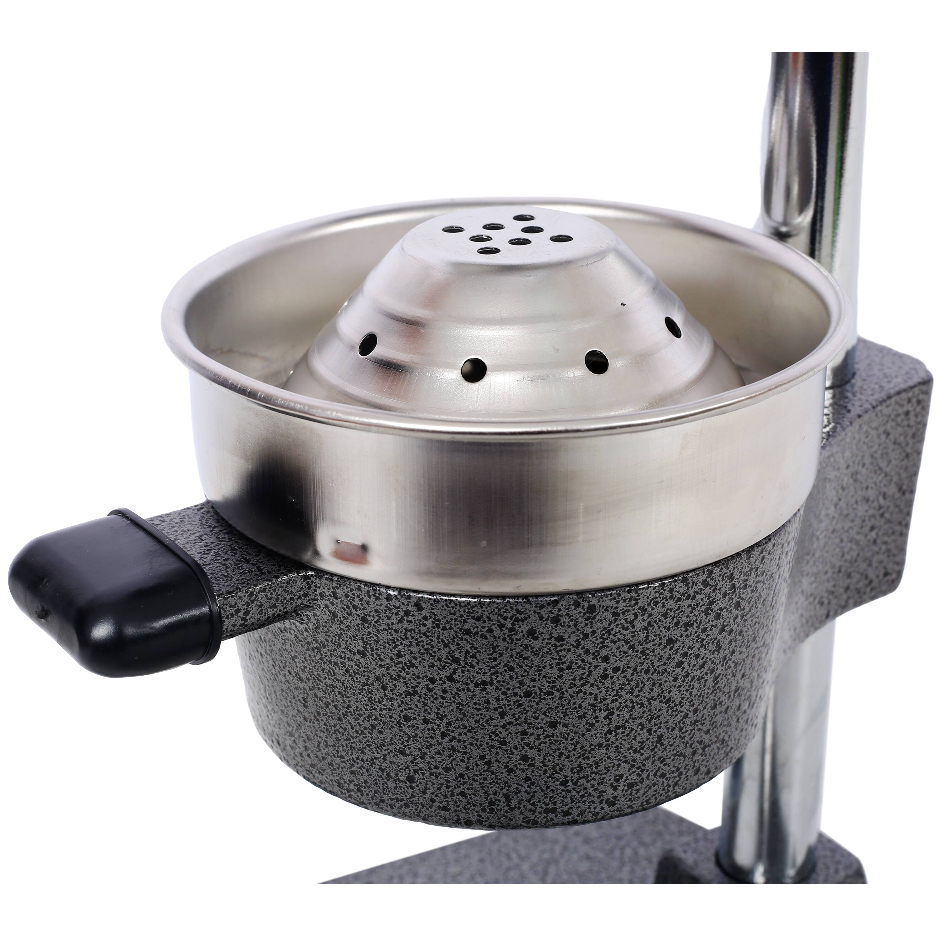 Alt View 1. Dexmalle - Dexmalle Professional Cast Iron Citrus Juicer, Manual Hand Press, Heavy Duty, Stainless Steel Cup-Gray - Grey.