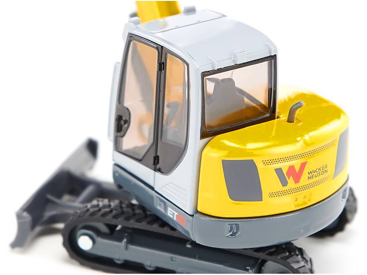 Alt View 1. SIKU - Wacker Neuson ET65 Track Excavator Yellow and Gray 1/50 Diecast Model by Siku - Yellow and Gray.