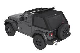 Bestop - Trektop - Jeep '18-26 Wrangler JL 2-Door (Premium Blk Twill) - Black