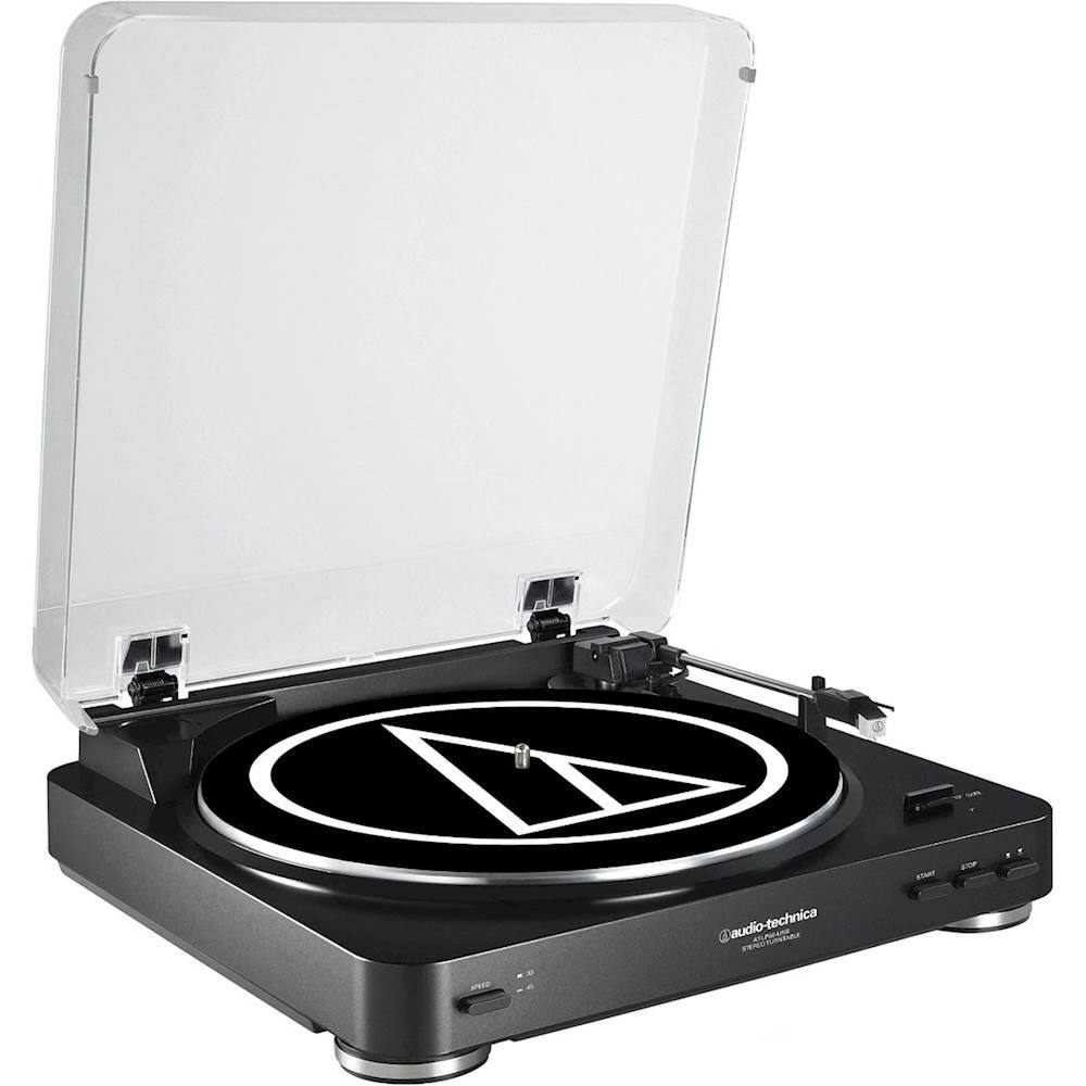 Front. Audio-Technica - Stereo Turntable - Black.
