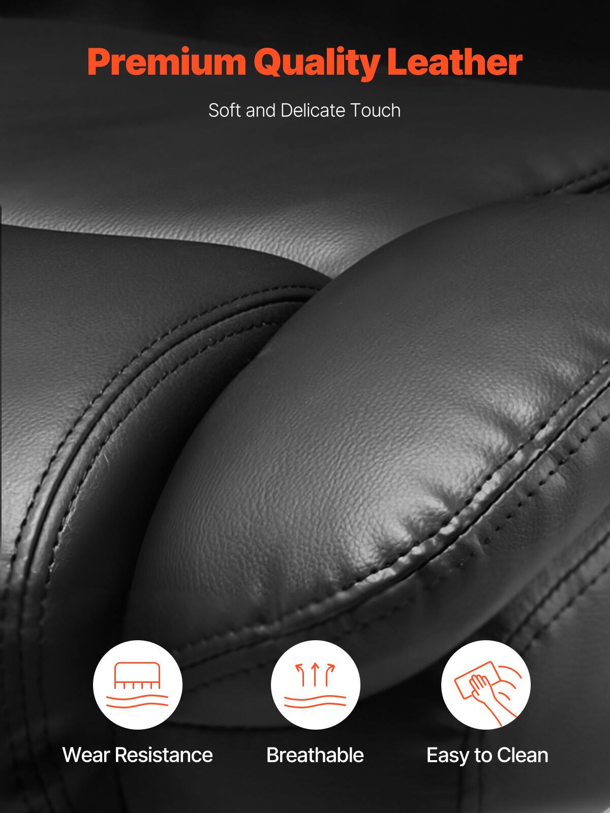 Premium Quality Leather
Soft and Delicate Touch
Wear Resistance
Breathable
Easy to Clean