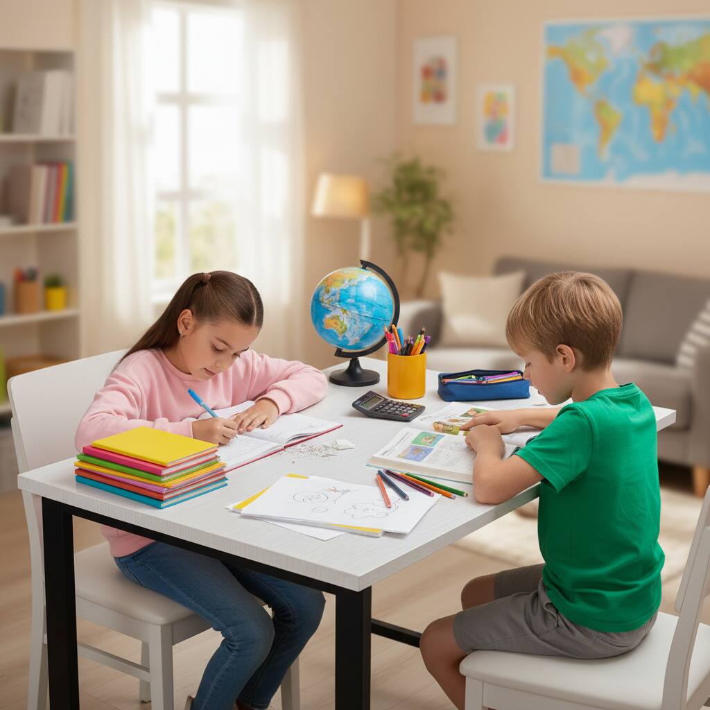 Angle. AOITUN - 31-Inch White Small Computer Desk - Compact Desk and Chair Set for Home Office - White.