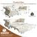 Product Size
TIP: Manual measurements have been used and there may be some reasonable errors.
- 83.8"
- 16.5"
- 34.6"
- 26"
- 60.6"
- 31.1"
- 32.7"
- 18.1"
- 300 lb Single Seat Load
- 77.6"
- 60.6"
- 12.2"
Total 2 Packages
Multiple packages may arrive separately, Please be patient.