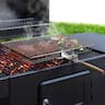 Sorbus - Grill Basket - Stainless Steel Large Folding Barbecue Grilling Basket with Handle, Portable BBQ Accessories - Silver