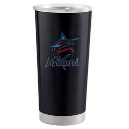 Logo Brands - Miami Marlins 20oz. Stainless Steel Game Day Tumbler - Multicolor