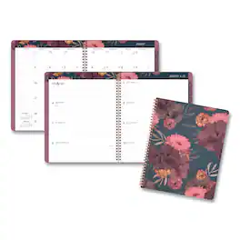 AT-A-GLANCE - Dark Romance Weekly Monthly Planner Floral Artwork 11 x 8.5 Multicolor Cover 13 Month Jan 2026 to Jan 2027