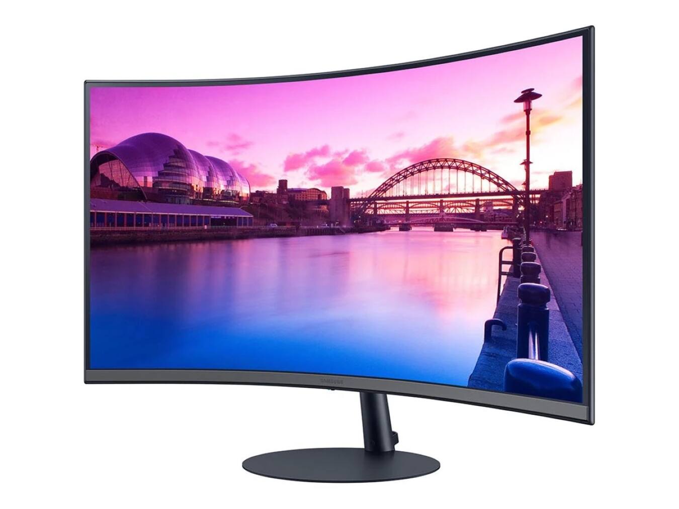 Alt View 11. Samsung - Samsung S39C 32" FHD 75Hz Curved Monitor (HDMI) - Black.