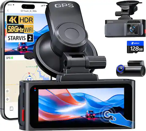 19:41 S3 Touch_16_395b 4K HDR 58GHz WIFI STARVIS 2 GPS pelsee AK pelsee 128GB GB GPS Blue Creek CHV Anea 2088 N 57 187