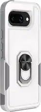 Angle. SaharaCase - Raider Series Heavy Duty Case for Google Pixel 9a - Fossil White.