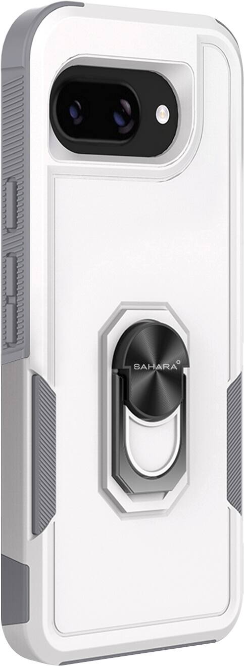 SaharaCase - Raider Series Heavy Duty Case for Google Pixel 9a - Fossil White