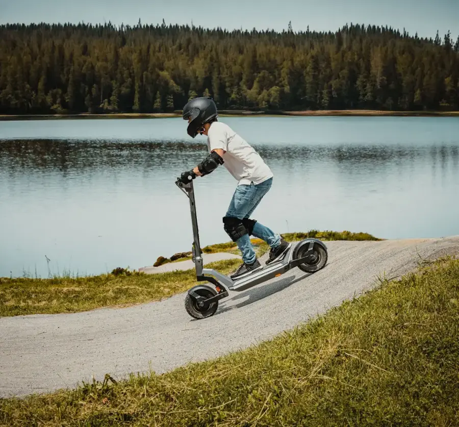 Alt View 20. Apollo - Pro 2024 Premium Dual-Motor  Electric Scooter w/62 mi Max Operating Range & 44 mph Max Speed - Space Gray.