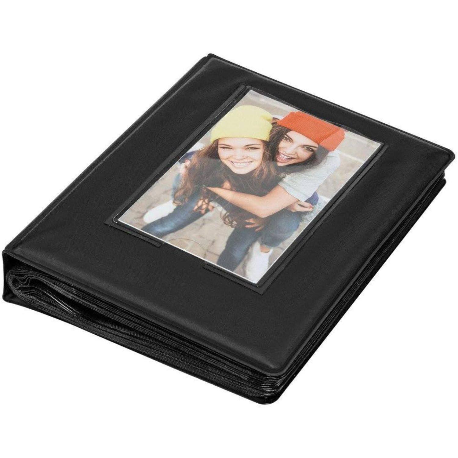 Alt View 1. Zink - 2x3 Photo Album 64-Pocket Mini Photo Album W/Transparent Window Cover for 2”x3” Photo Paper.