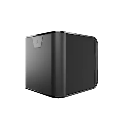 Front. MartinLogan - Depth 212, Dual 12” 2.2kW Powered Subwoofer, with BalancedForce Technology, Sub Control App, and Wireless Built-In - Gloss Black.