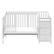 Alt View 14. Storkcraft - Portofino 5-in-1 Convertible Crib and Changer - White.