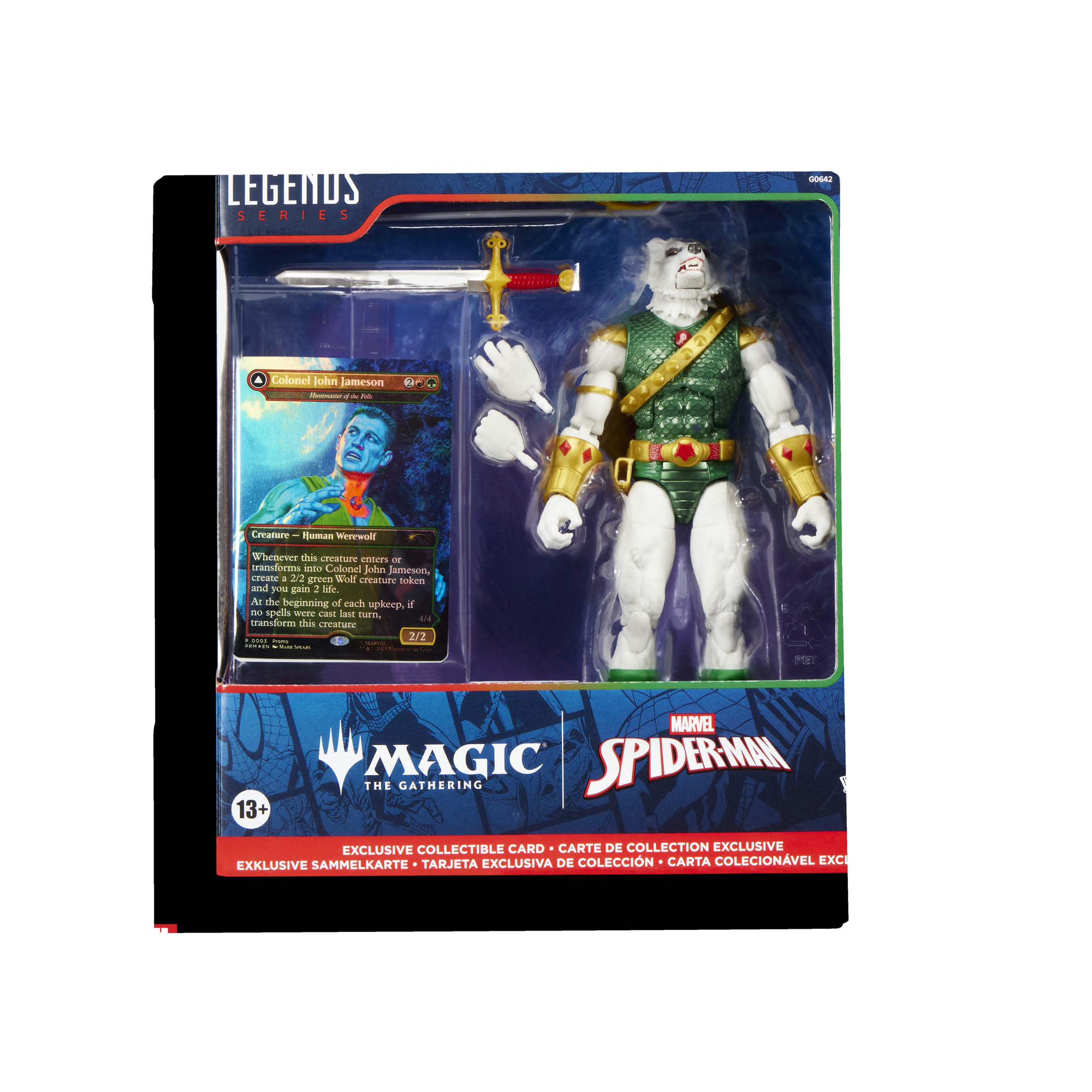 Marvel Legends Series Magic: The Gathering Man Wolf, 6