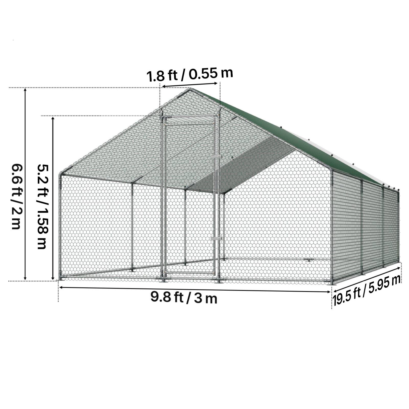 6.6ft/2m  
5.2ft/1.58m  
1.8ft/0.55m  
9.8ft/3m  
19.5ft/5.95m