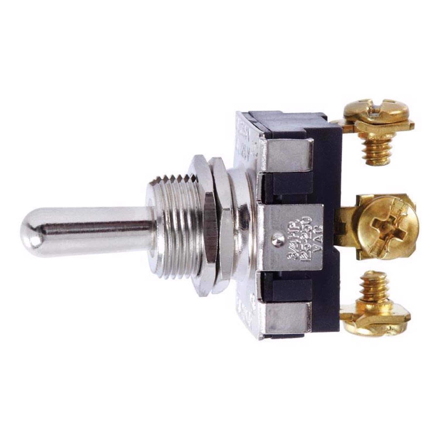 Jandorf - 20 amps Single Pole Toggle Power Tool Switch 1 pk - Silver