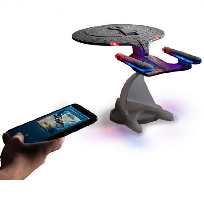Alt View 6. PopMarket - Fametek STENTD - Star Trek: The Next Generation - USS Enterprise Bluetooth Speaker with LED & Sound - SPEAKERS - Multicolor.