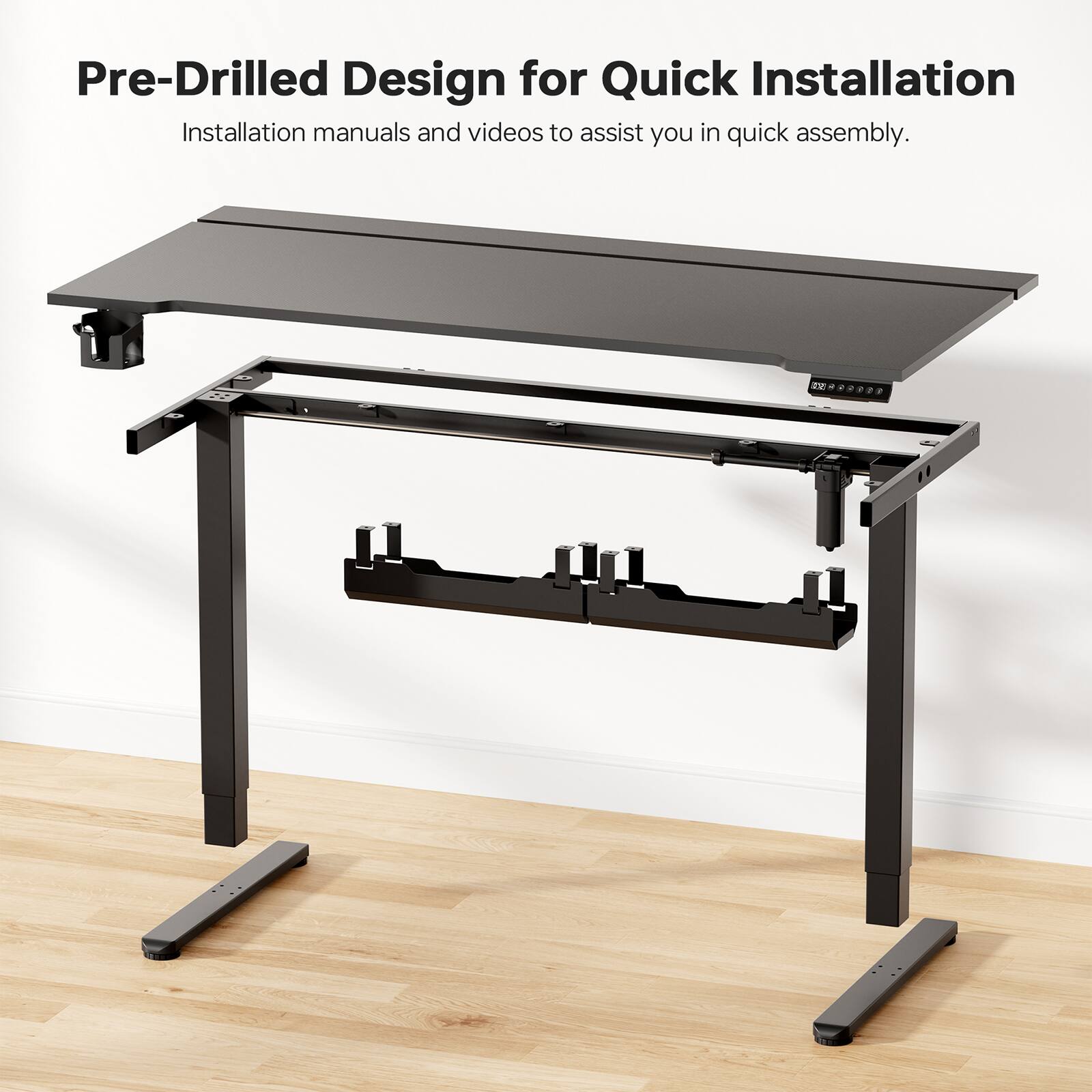 Pre-Drilled Design for Quick Installation

Installation manuals and videos to assist you in quick assembly.