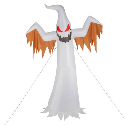 Alt View 1. Winado - 12FT Halloween Inflatable Giant Ghost Holiday Decoration with Build-in LED Lights Blow Up for Indoor Outdoor Garden Lawn - White.