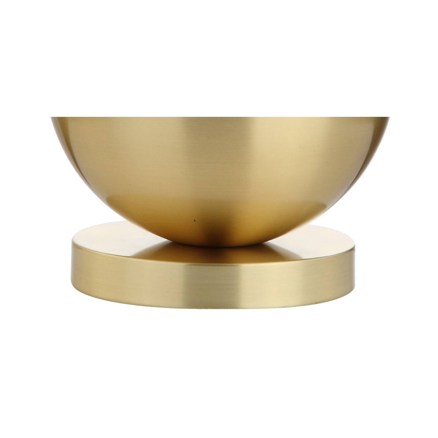 Alt View 7. Jonathan Y - Carr 23.5" Ceramic/Metal LED Table Lamp, White/Brass - White/Brass.