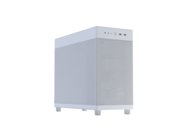 ASUS - Prime AP303 White Mesh-Panel ATX Case, GPU Bracket, 360mm Radiator, 180mm PSU, USB-C - White