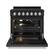 Alt View 1. Thor Kitchen - Gordon Ramsay Series by Thor Kitchen 6.0 Cu. Ft Freestanding Gas Range with Stainless Steel Hardware - Black.