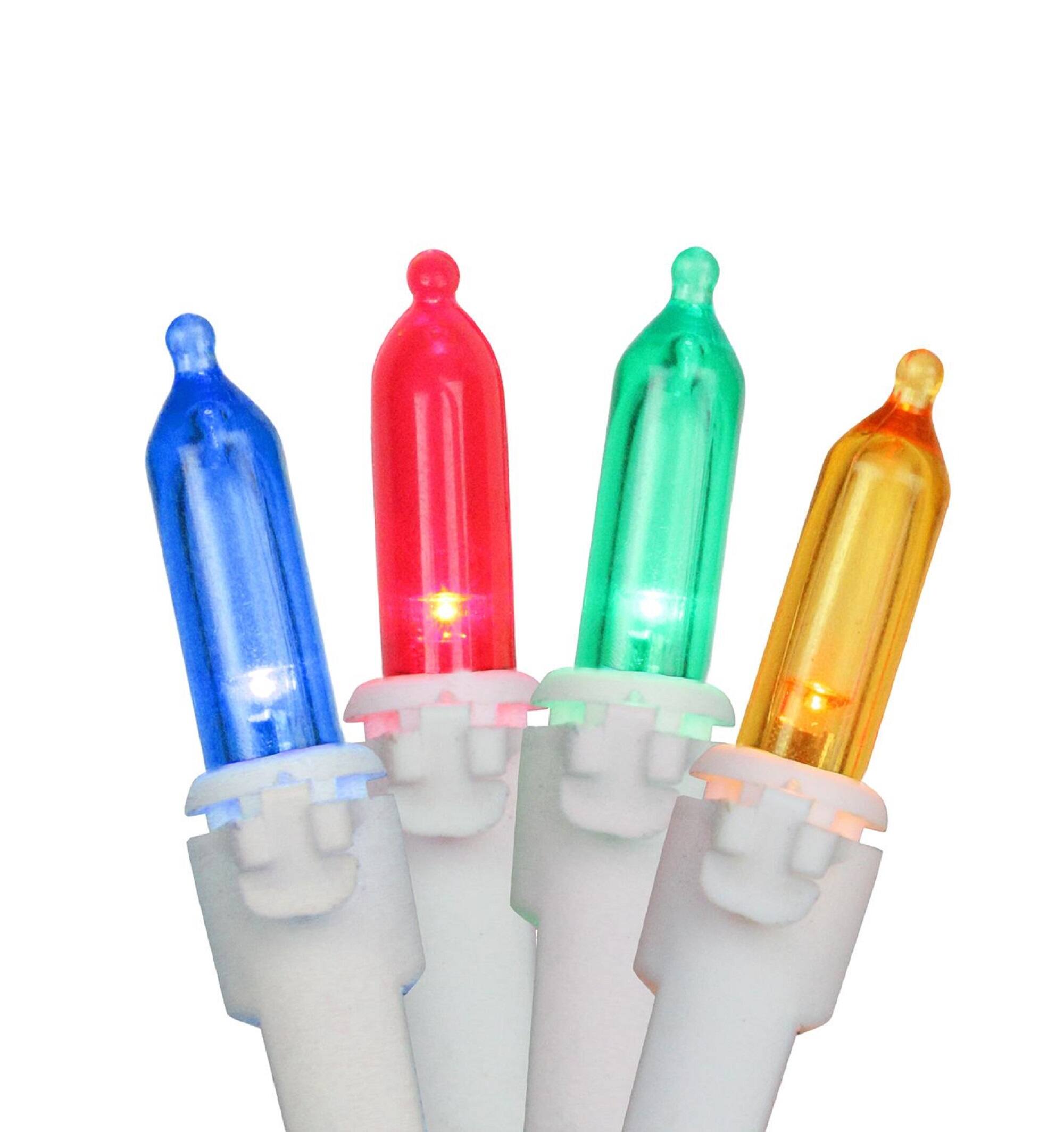 Alt View 1. Northlight - LED Mini Christmas Lights - Multi-Color - 11.25' White Wire - 35ct - Multi.
