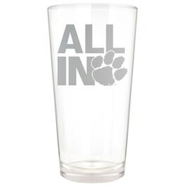 Great American Products - Clemson Tigers Etched 16oz. Rally Cry Pint Glass - Multicolor
