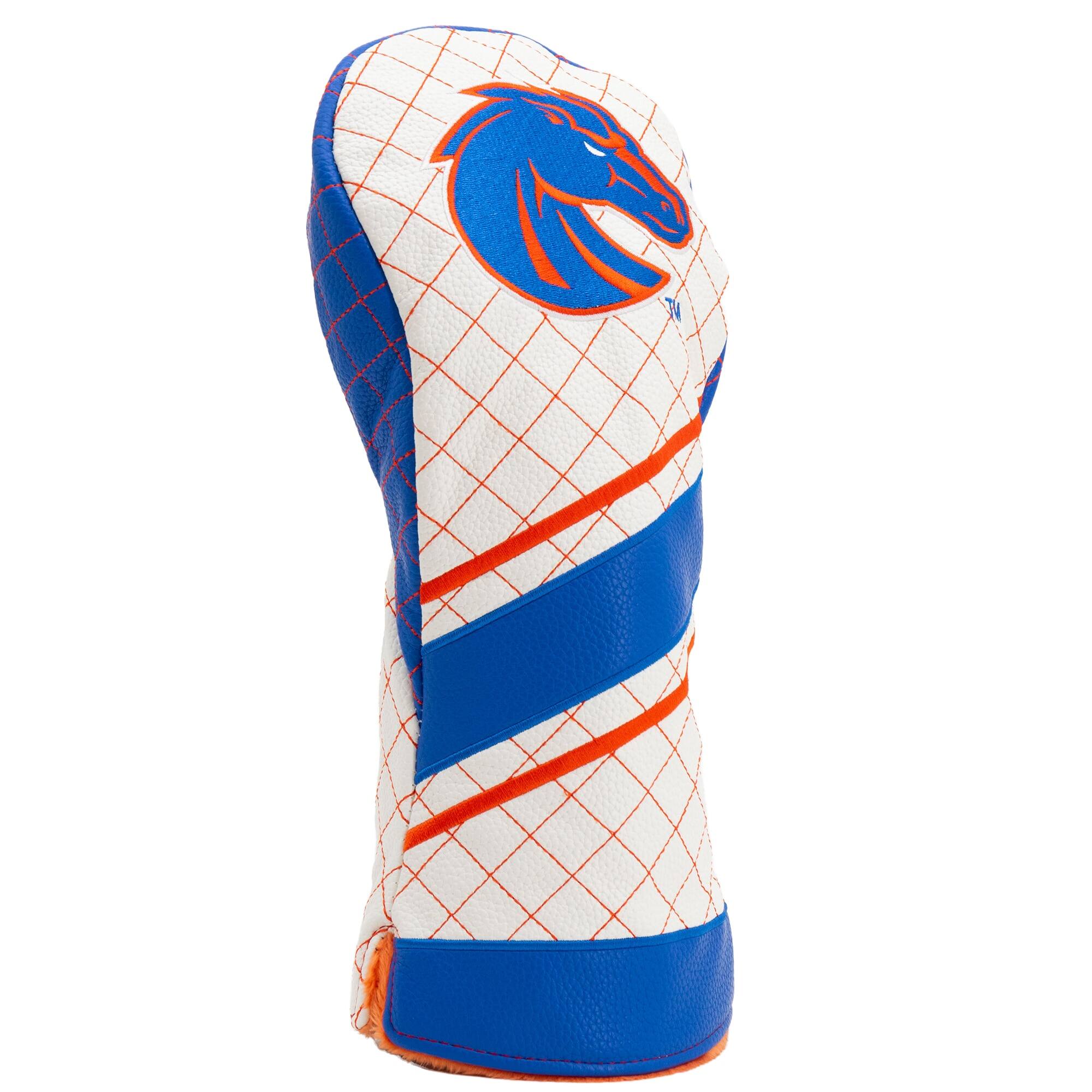 Alt View 2. Team Golf - Boise State Broncos Striped Quilted Driver Headcover - Multicolor.