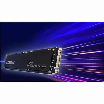 Crucial T705 2 TB Solid State Drive M.2 2280 Internal PCI Express Crucial T705 2 TB Solid State Drive M.2 2280 Internal PCI Express
