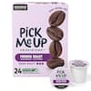 KEURIG GENUINE K-CUP PODS
PICK ME UP PROVISIONS™
bold, smoky, rich
FRENCH ROAST
GOURMET COFFEE
DARK ROAST
24 RECYCLABLE K-CUP PODS
PICK ME UP PROVISIONS™
FRENCH ROAST
GOURMET COFFEE
DARK ROAST
KEURIG