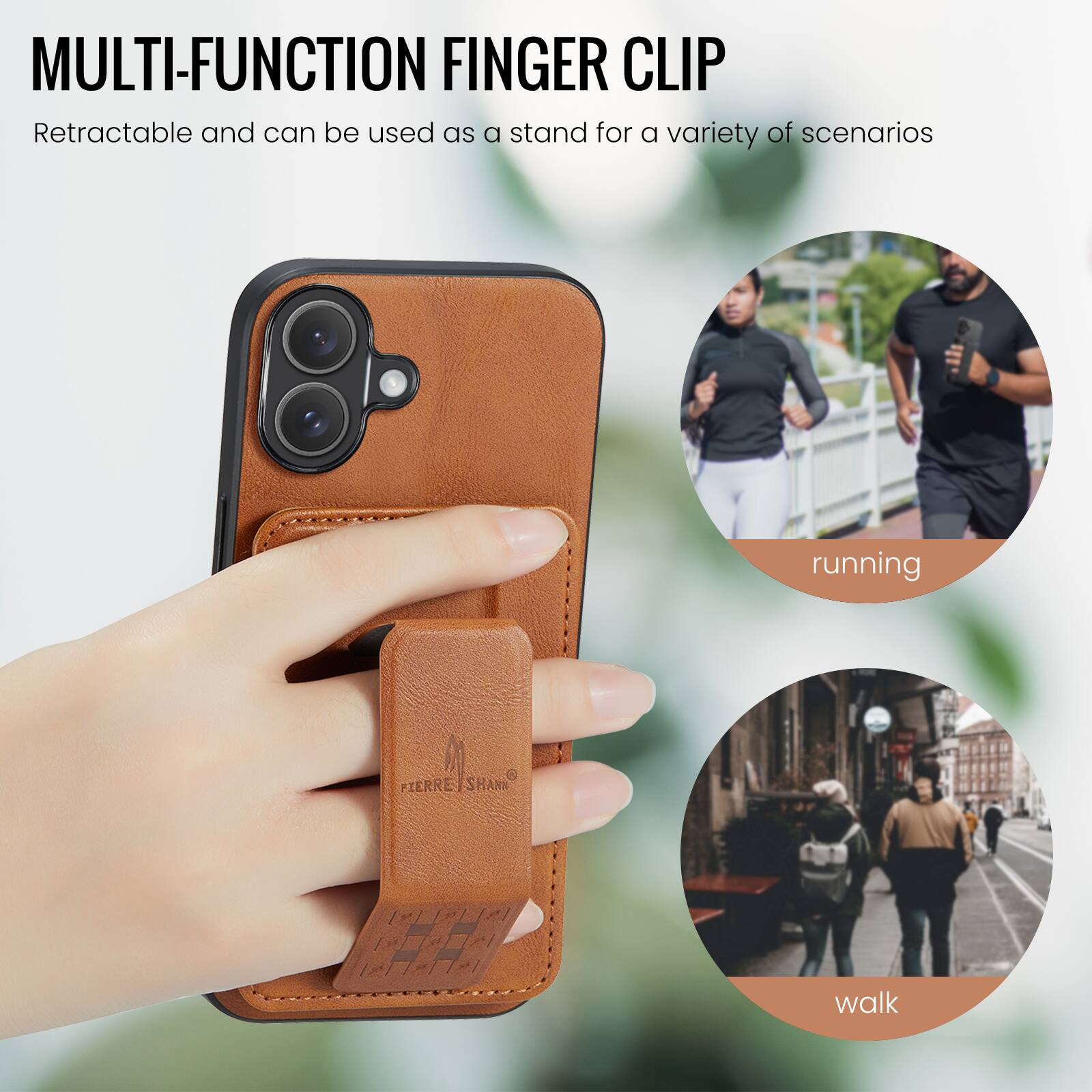 MULTI-FUNCTION FINGER CLIP

Retractable and can be used as a stand for a variety of scenarios

running

walk