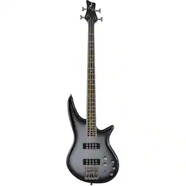 Jackson - JS Series Spectra Bass JS3 Electric Guitar, Laurel Fingerboard, Silverburst