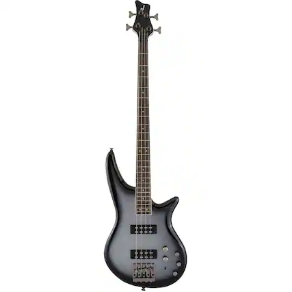 Front. Jackson - Jackson JS Spectra Bass JS3 Electric Guitar, Laurel Fingerboard,Silverburst.