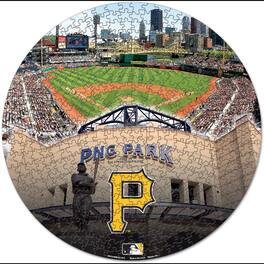 WinCraft - Pittsburgh Pirates Round 500-Piece Puzzle - Multicolor