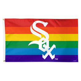 WinCraft - Chicago White Sox 3' x 5' Single-Sided Deluxe Team Pride Flag - Multicolor