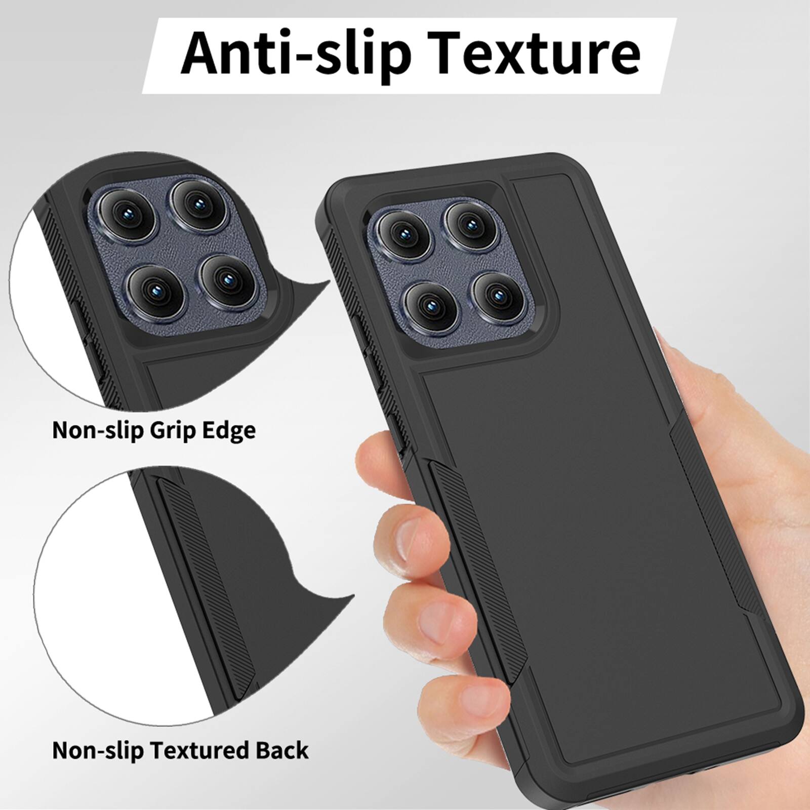 Anti-slip Texture

Non-slip Grip Edge

Non-slip Textured Back